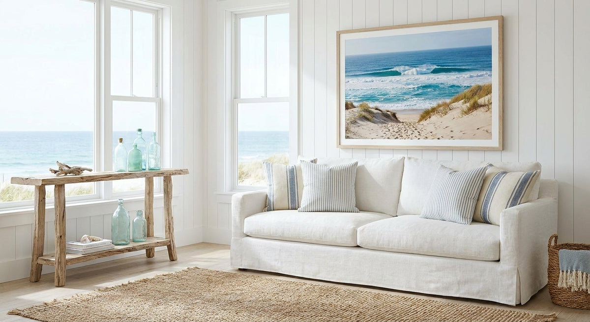 Coastal wall art for beach houses