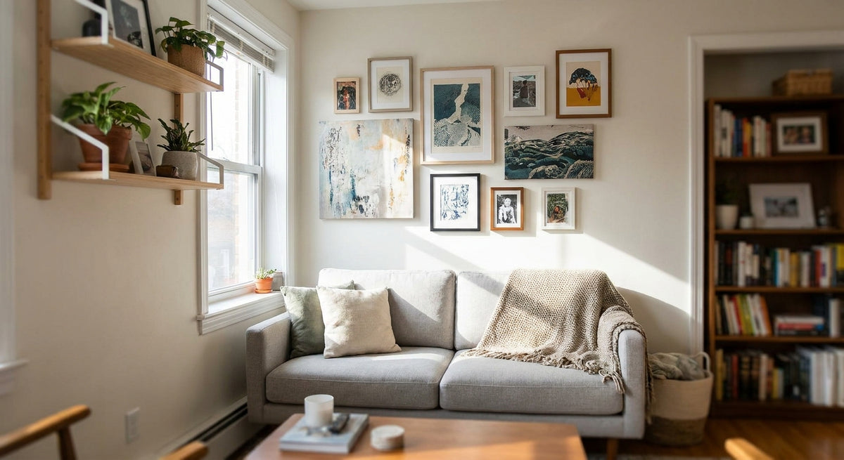 Wall art for small apartments