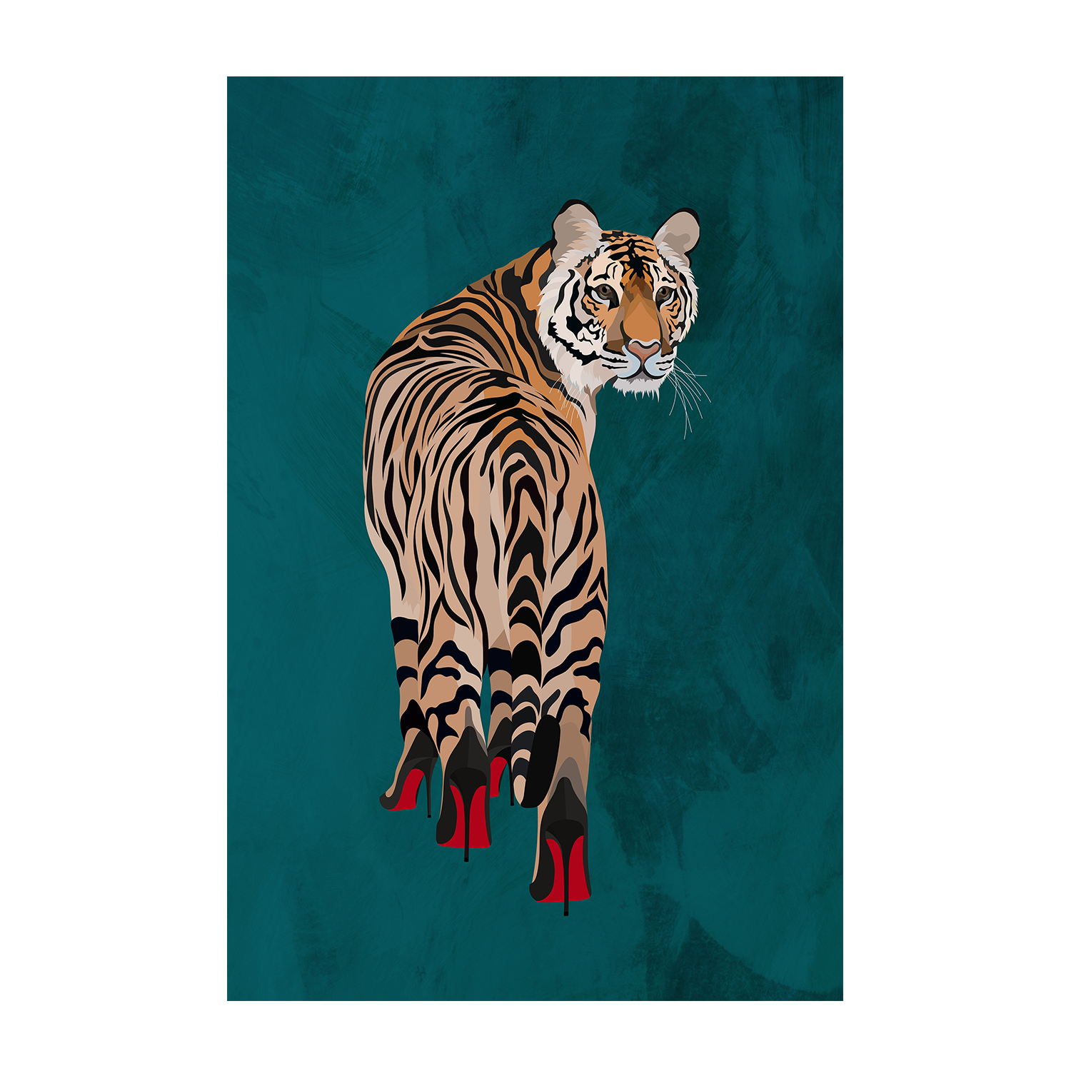 Tiger Red Heels