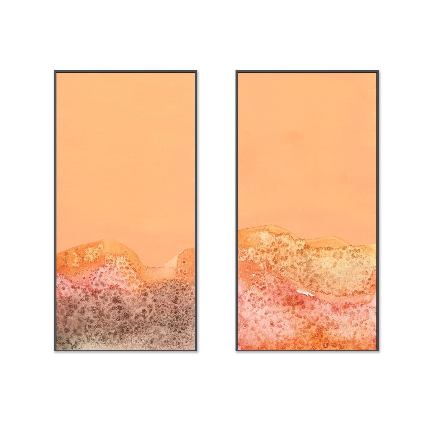 Tangerine Hills, Style A & B, Set Of 2 , By Aubrey
