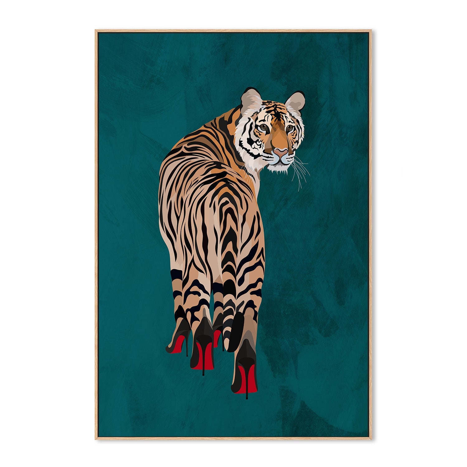 Tiger Red Heels