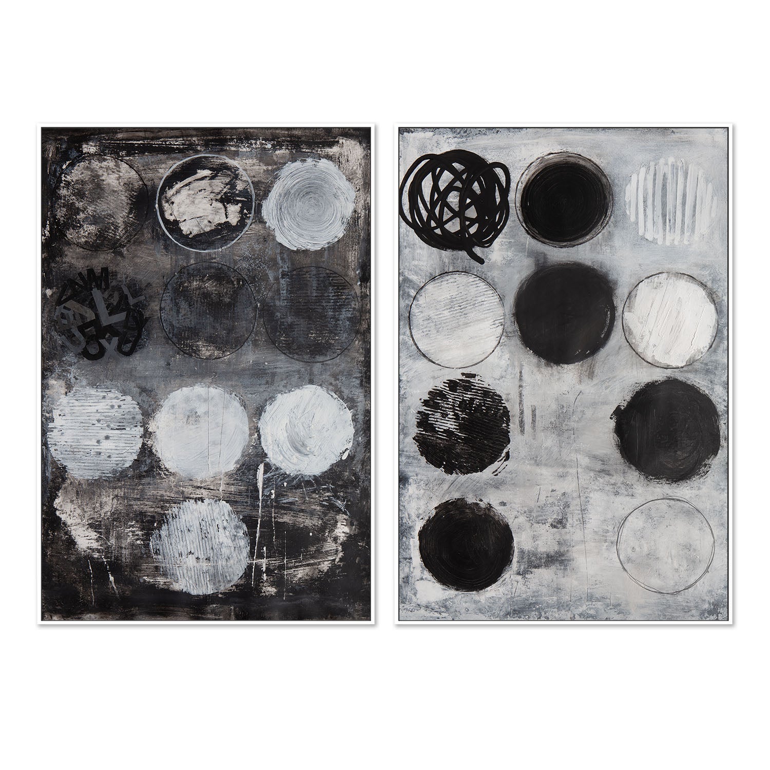 Sharp Turns, Style A & B, Set Of 2 , By Filippo Loco