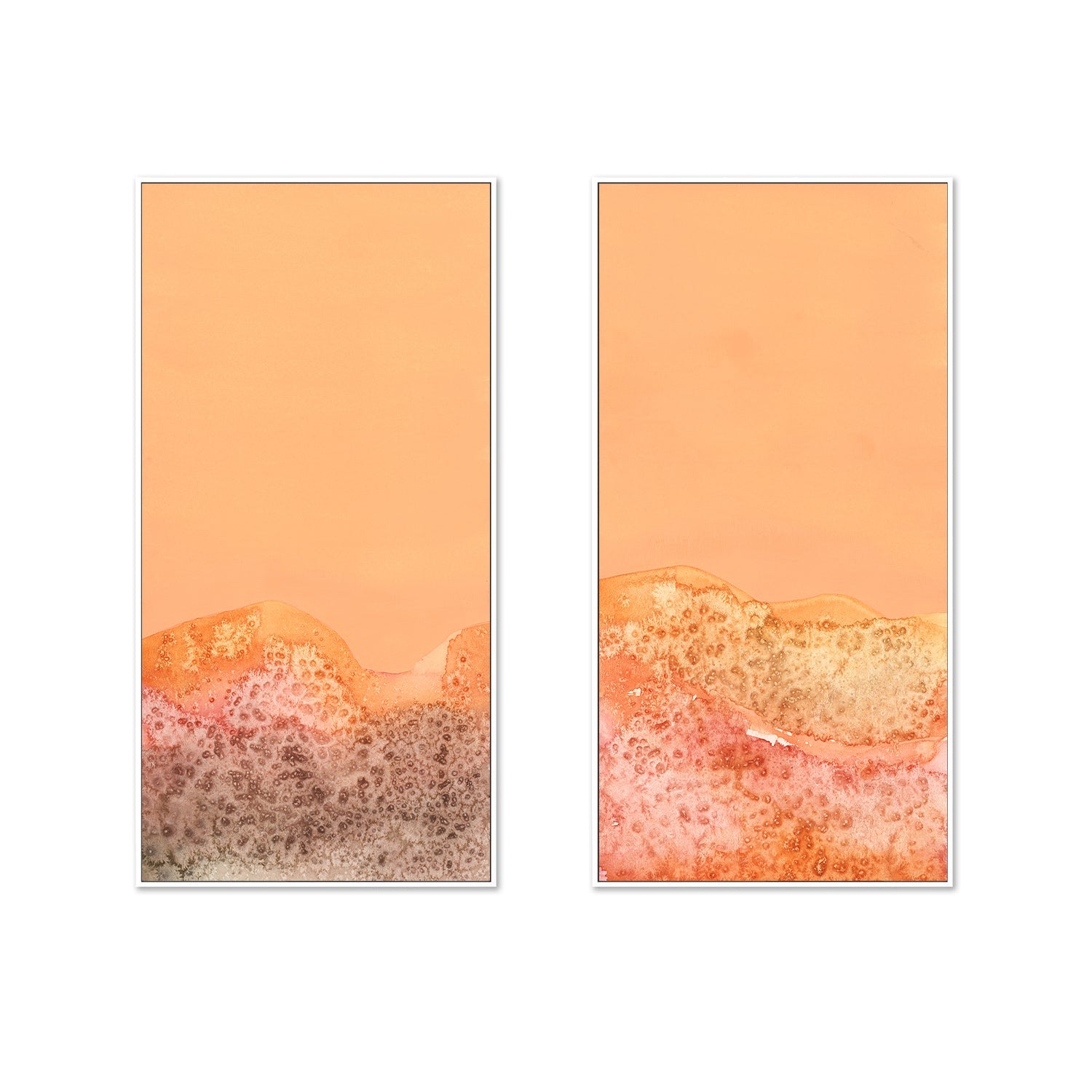 Tangerine Hills, Style A & B, Set Of 2 , By Aubrey