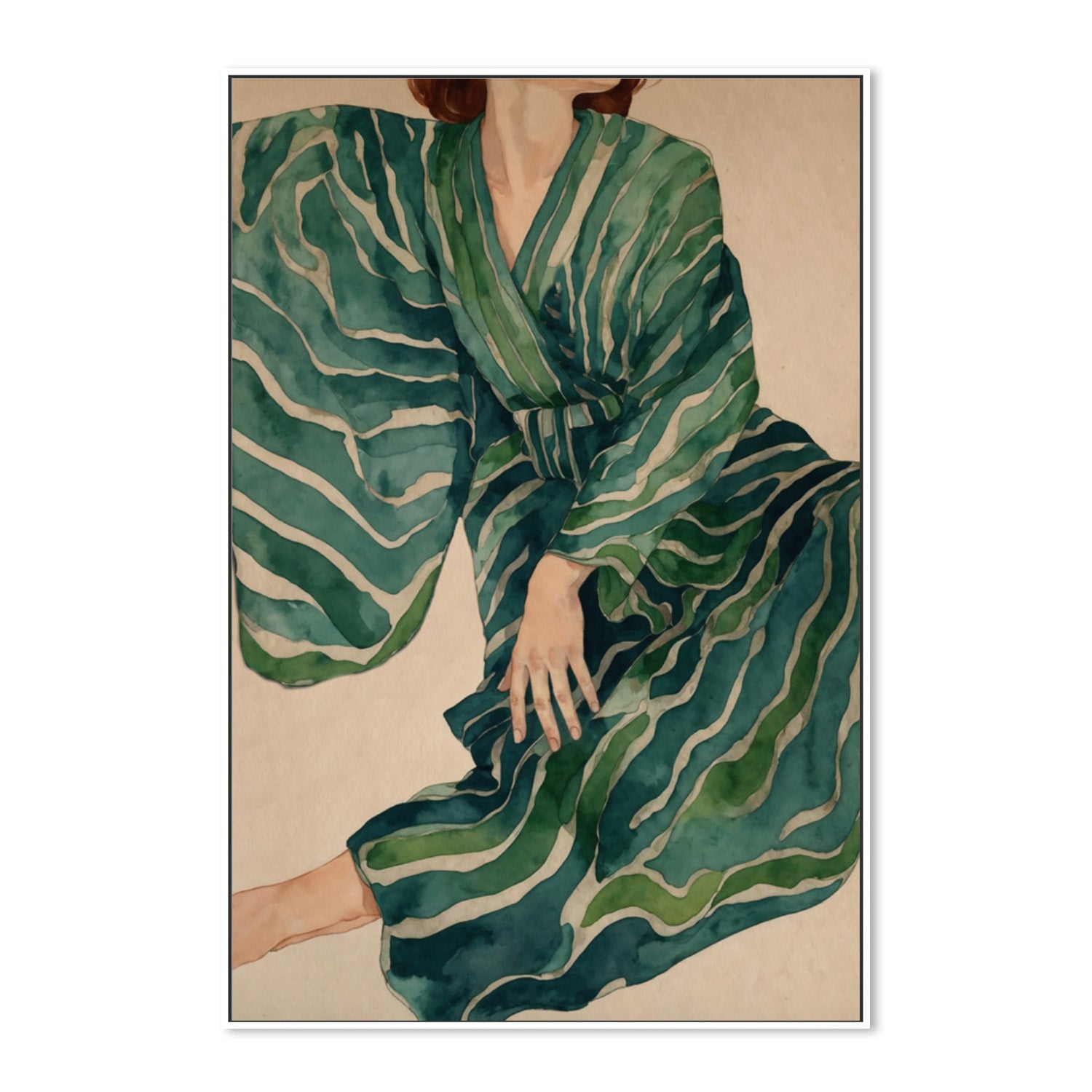 Green Kimono Flow
