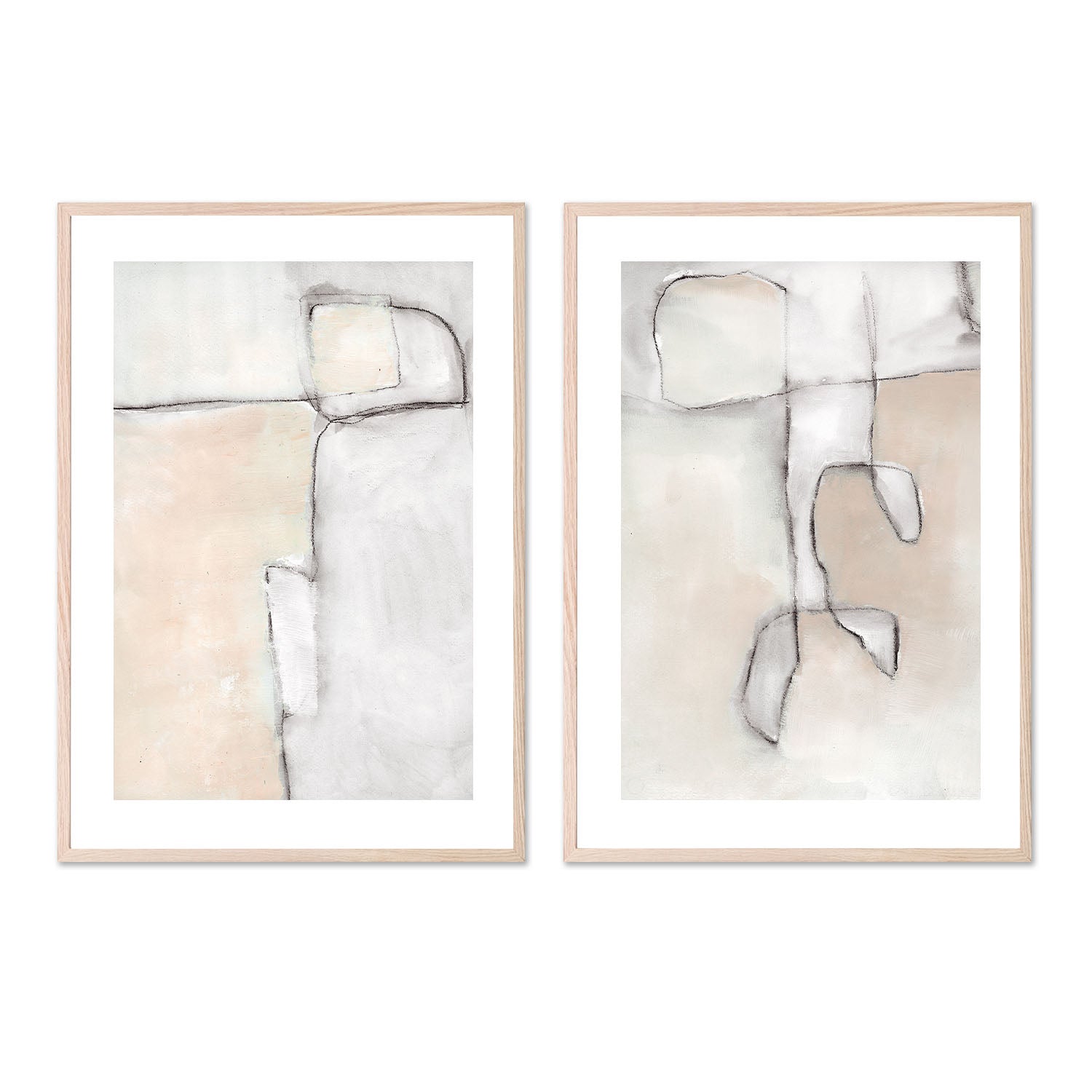 Fractional, Style A & B, Set Of 2 , By Aubrey