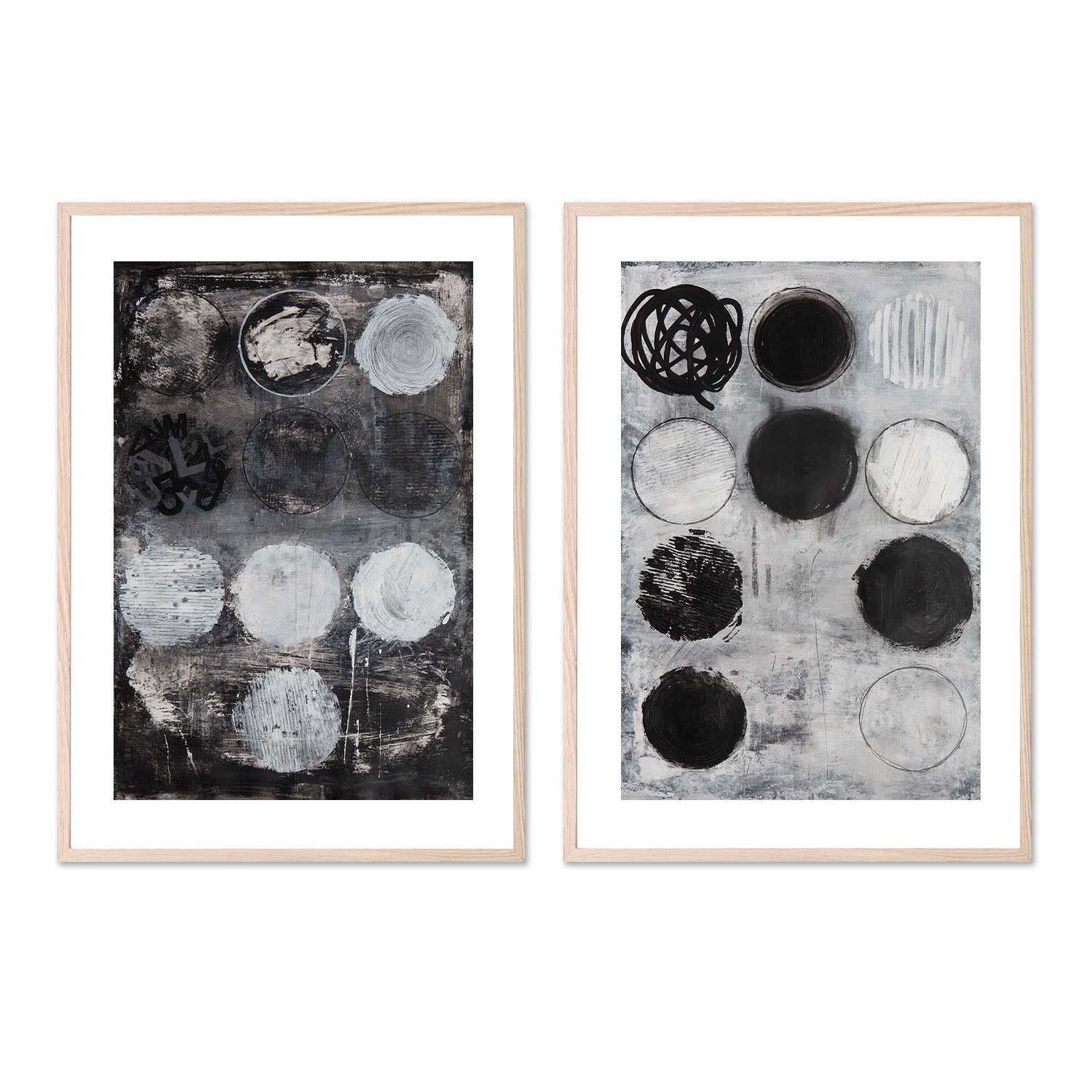 Sharp Turns, Style A & B, Set Of 2 , By Filippo Loco