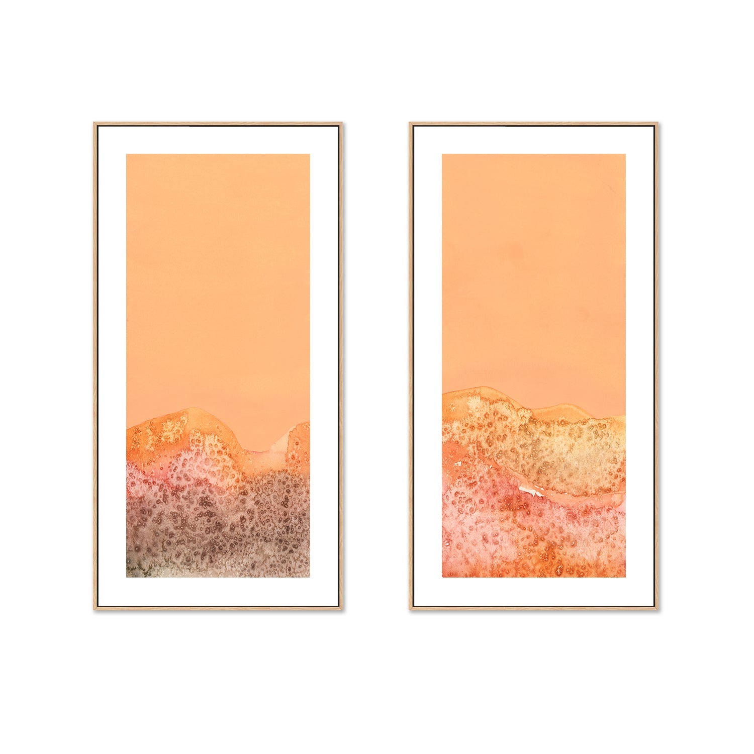 Tangerine Hills, Style A & B, Set Of 2 , By Aubrey