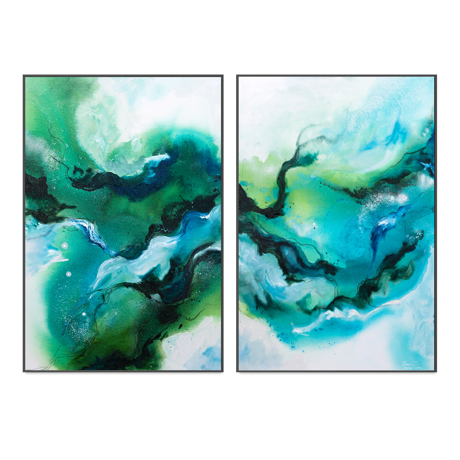 Beach House Musing, Style A & B, Set Of 2 , By Teagan Watts