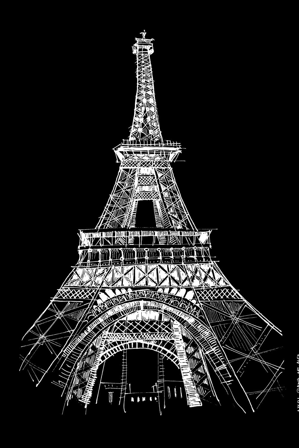 Eiffel Tower Sketch