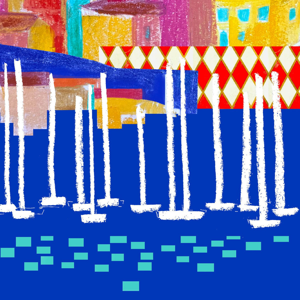 Colorful Coastal Town