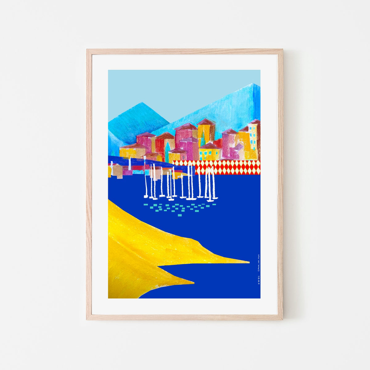 Colorful Coastal Town