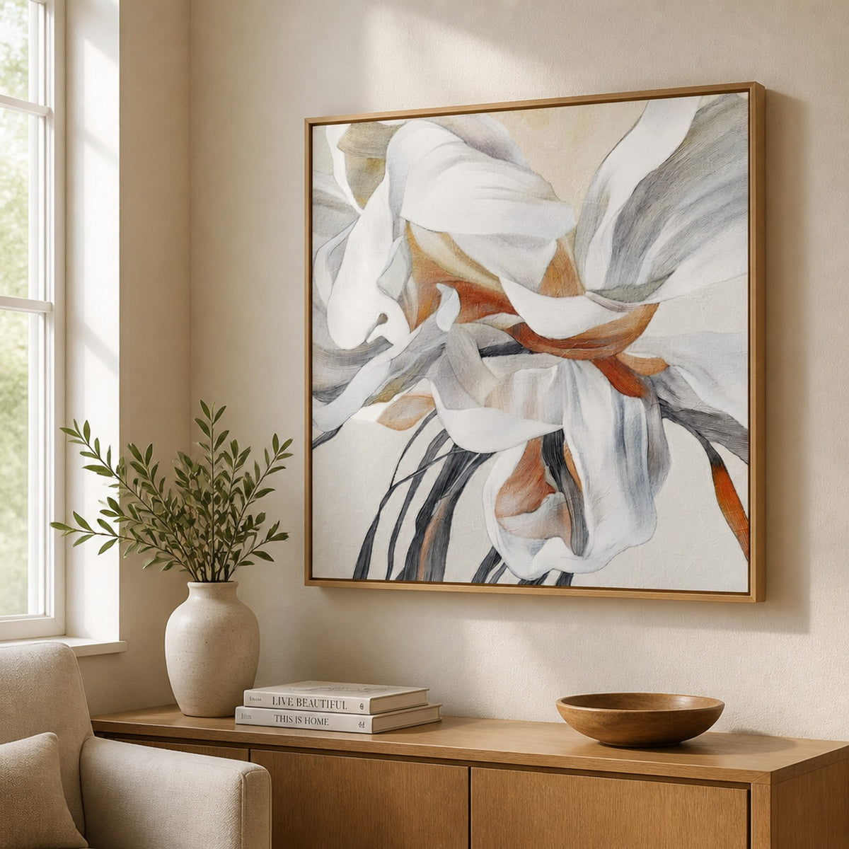 Soft Floral Abstract