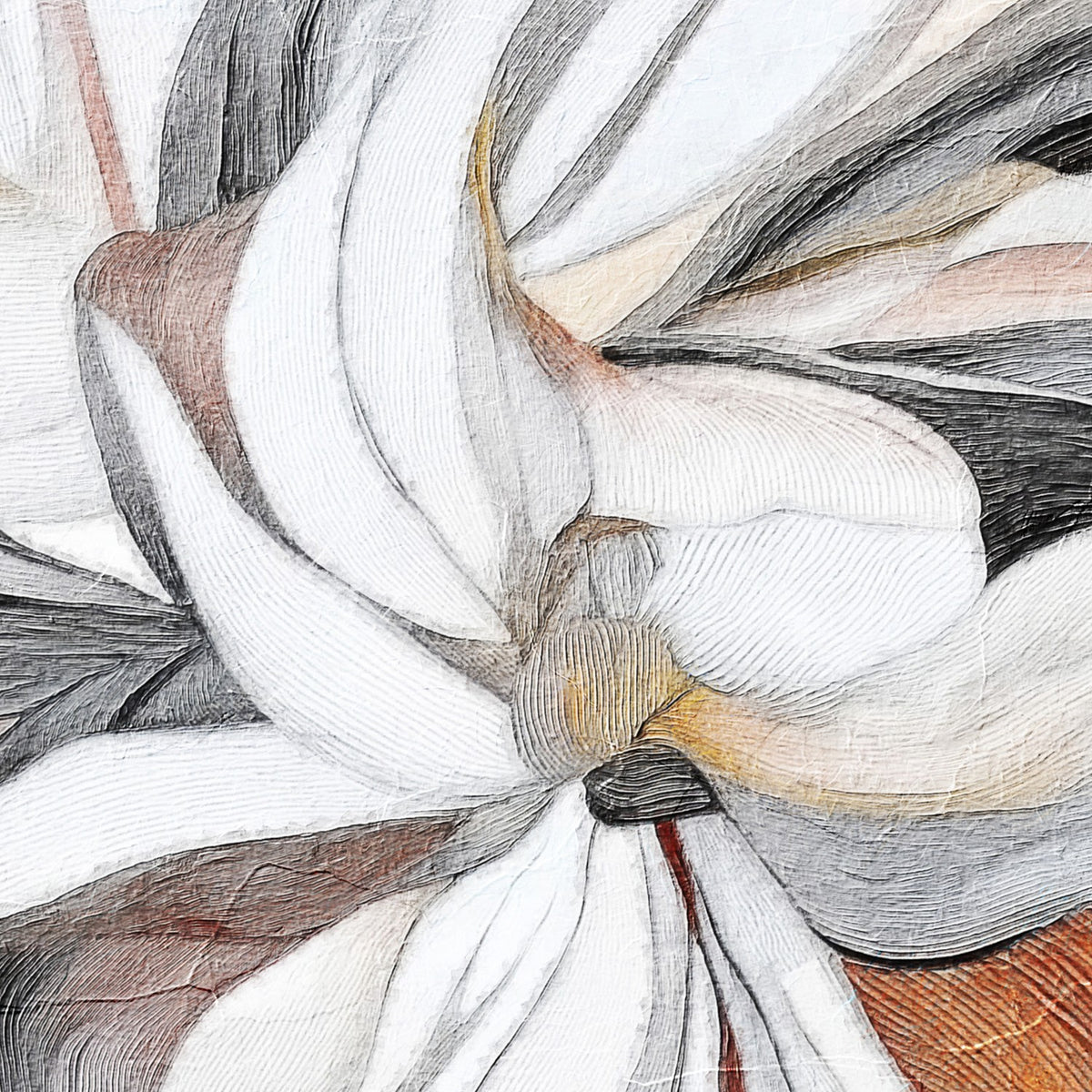Elegant Flowing Flower