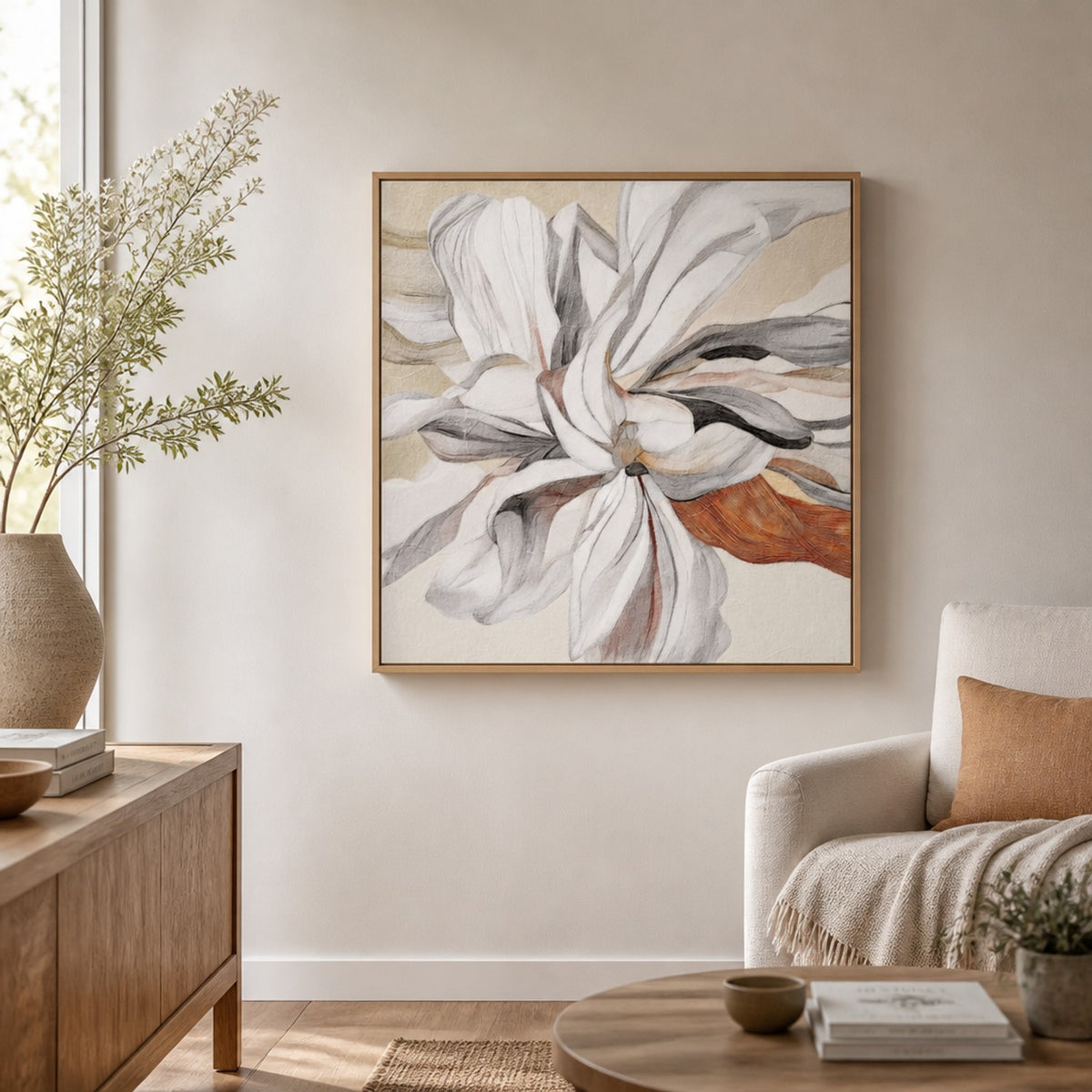Elegant Flowing Flower