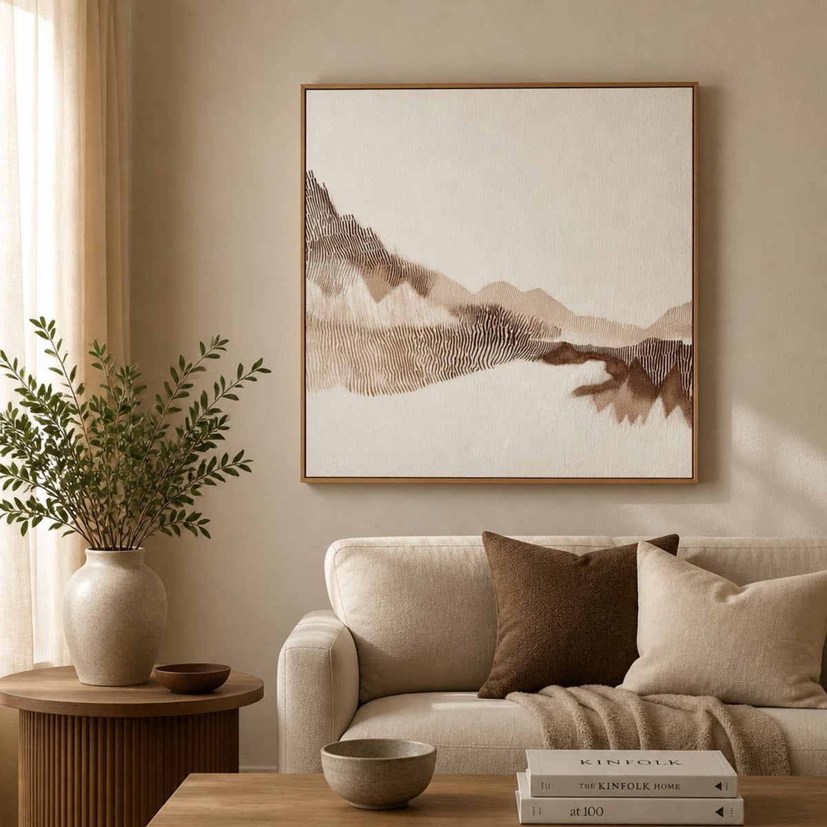 Textured Mountain Ridges