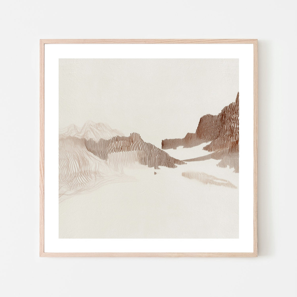 Serene Mountain Lines