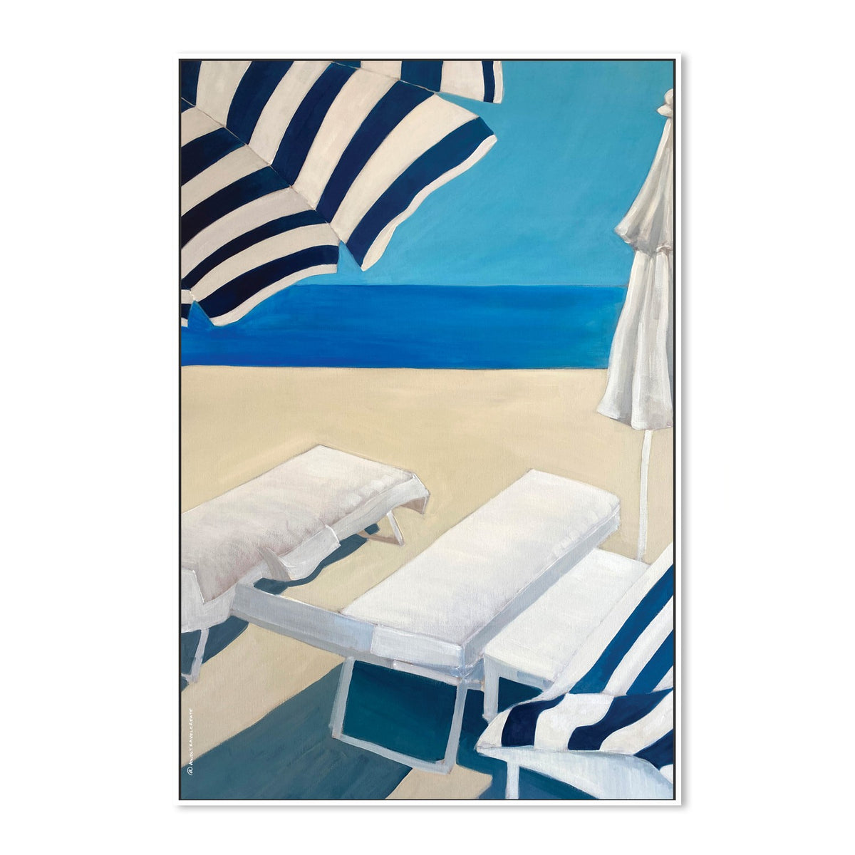 Sunny Striped Beach