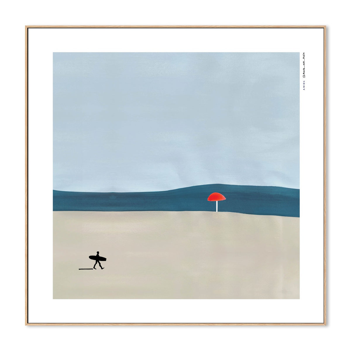 Surfer Beach Umbrella