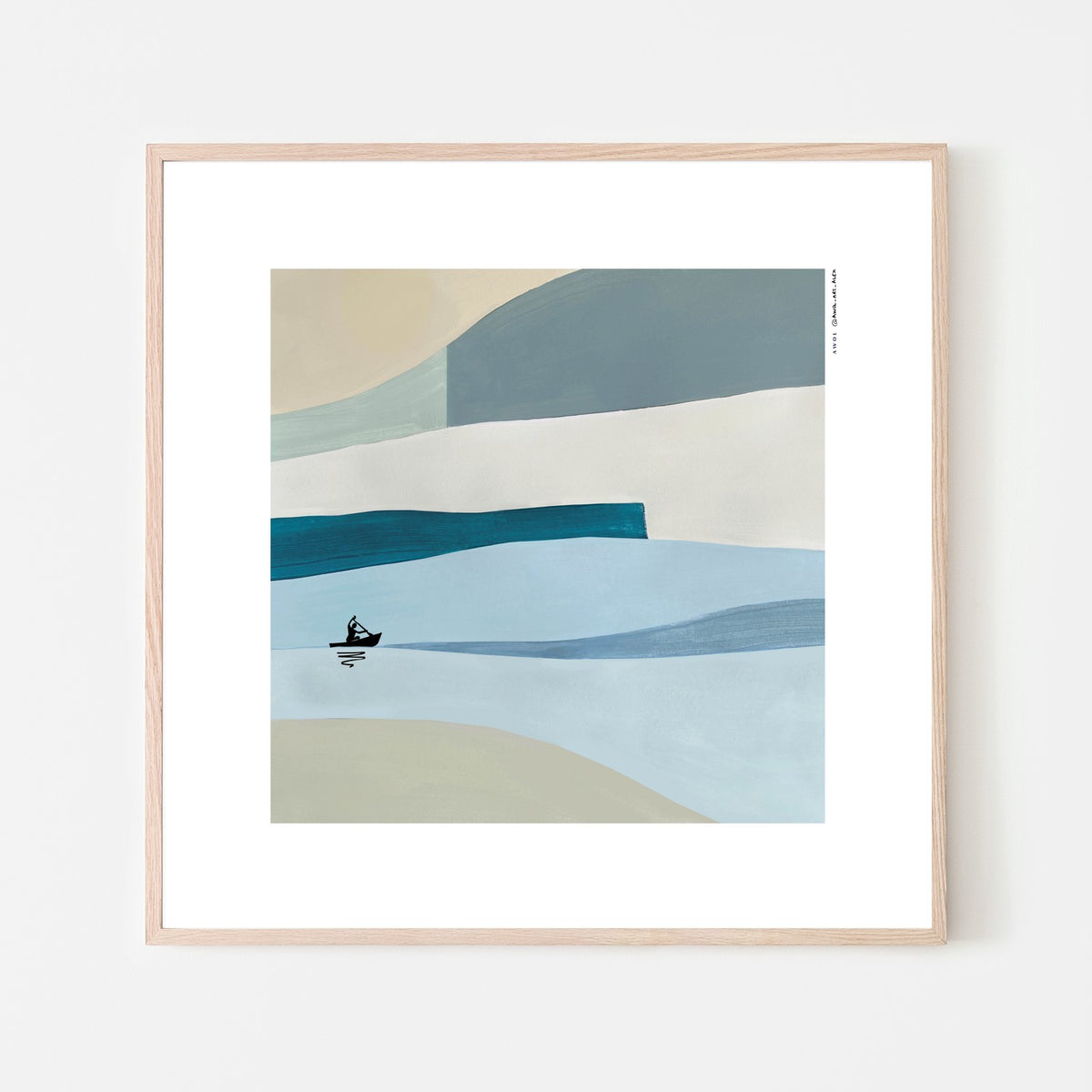 Serene Water Paddler