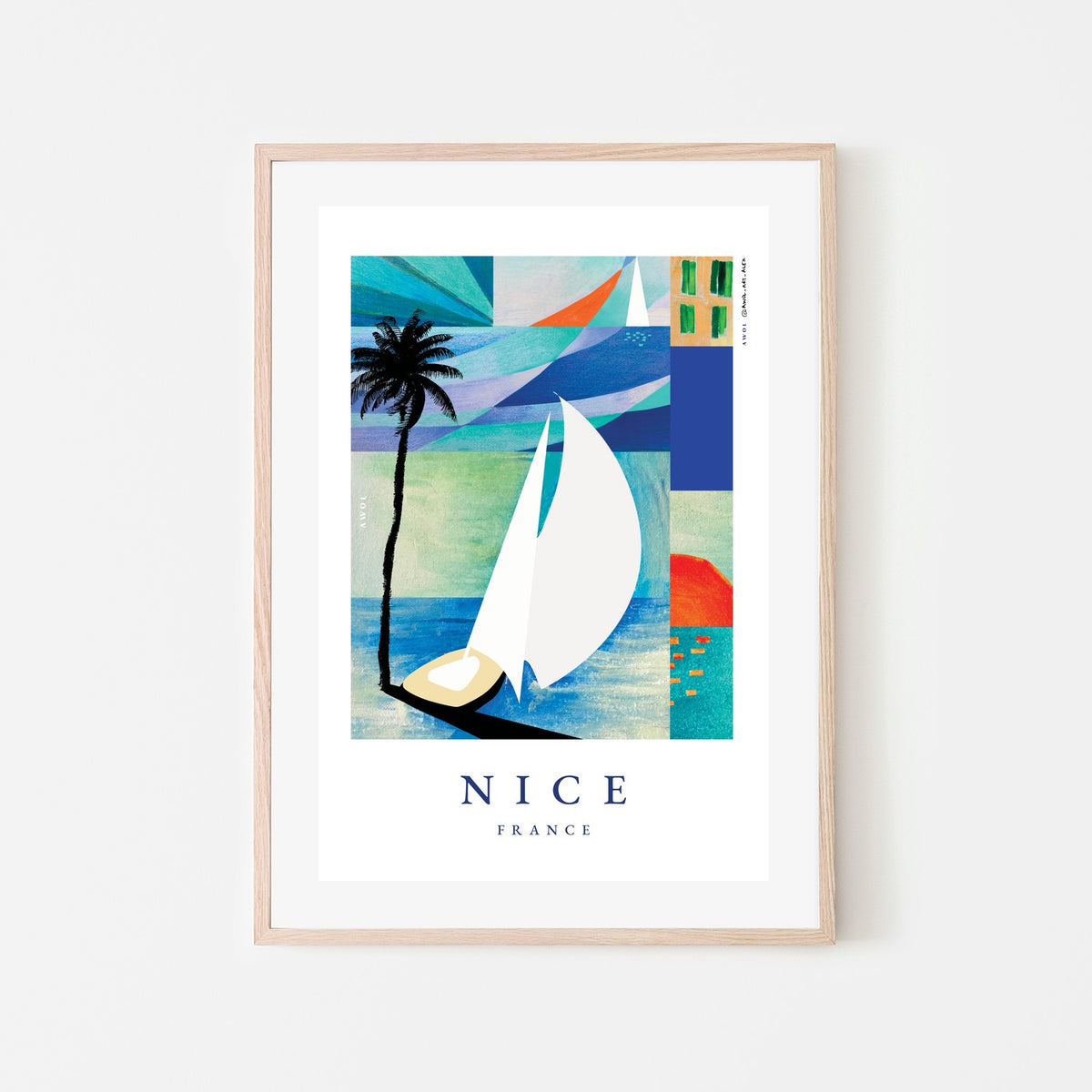 Summer Sailboat Beach