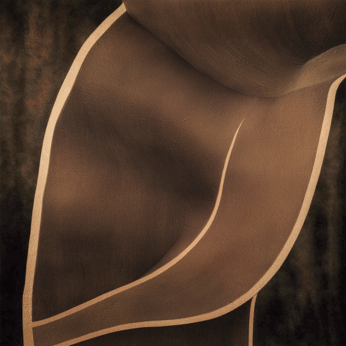 Brown Flowing Curves