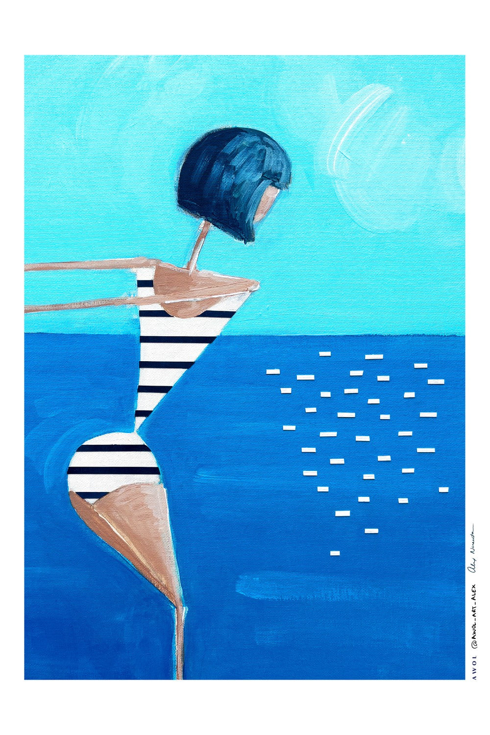 DIVING WOMAN