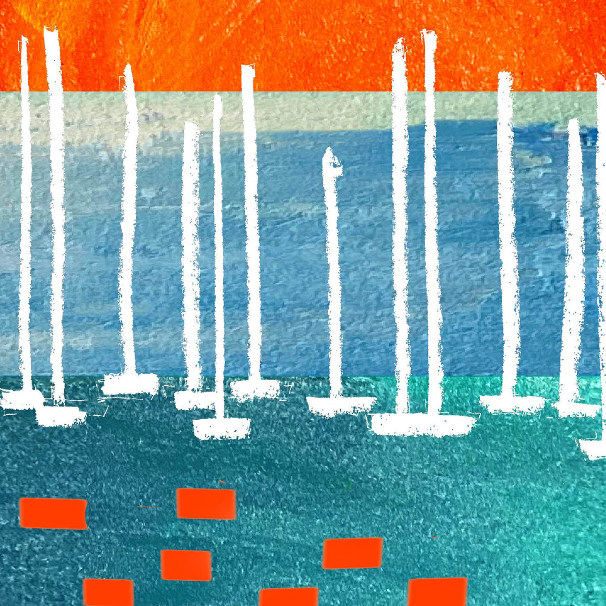 Abstract Sunset Seascape