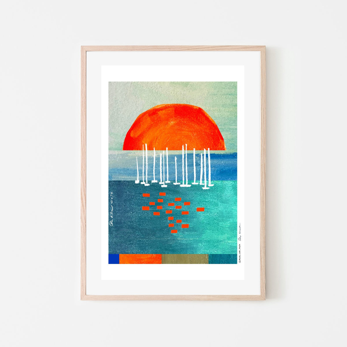 Abstract Sunset Seascape