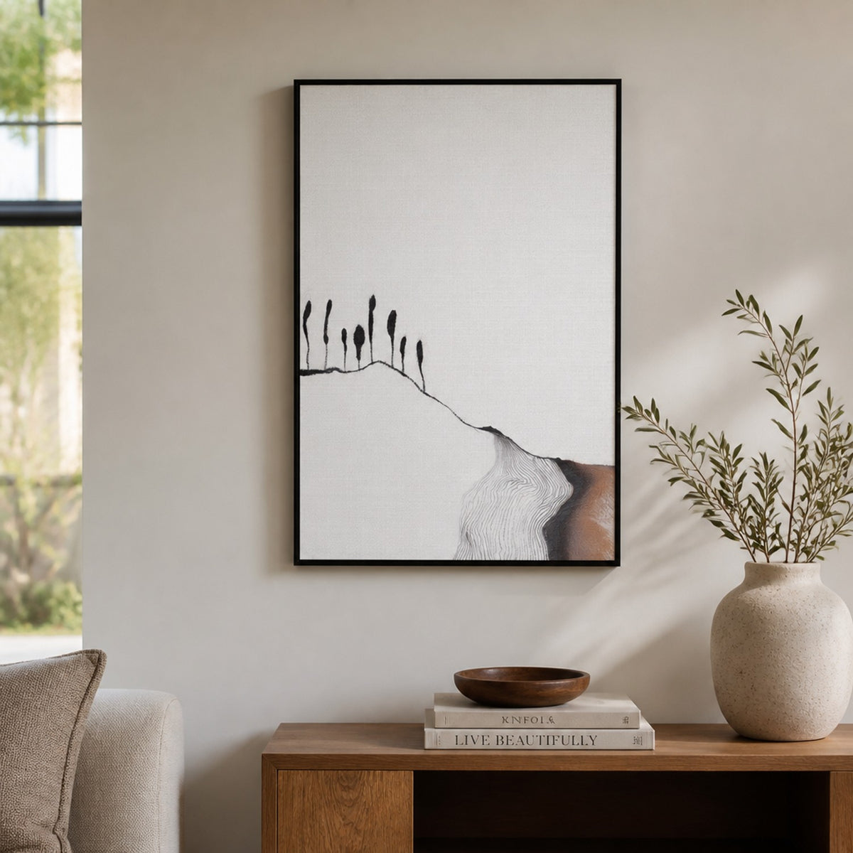 Minimalist Mountain Serenity