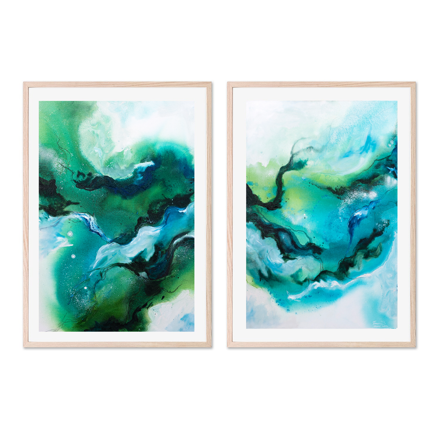 Beach House Musing, Style A & B, Set Of 2 , By Teagan Watts