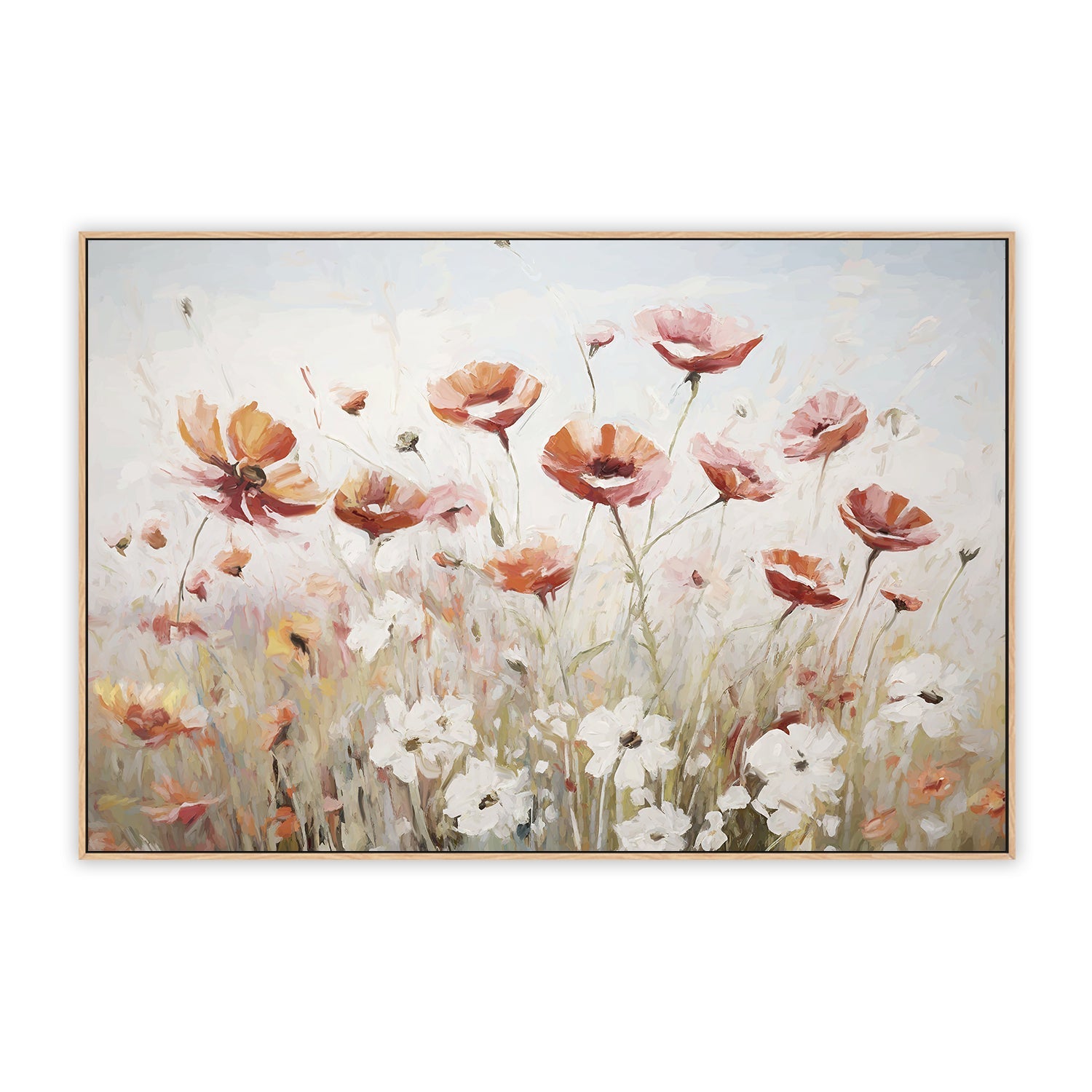 Field of Poppies , By Accent Art Studio