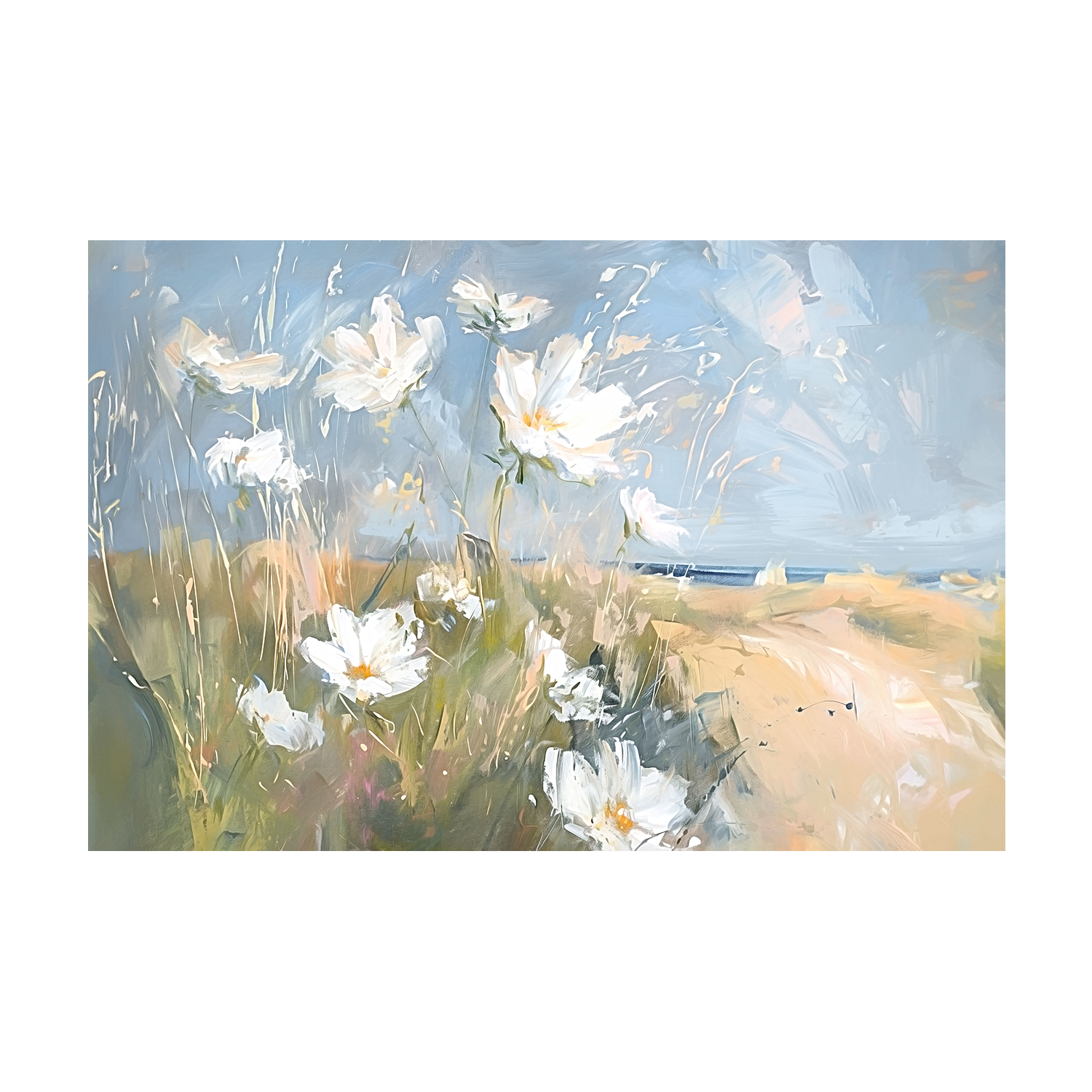 Seaside Wildflowers , Style A