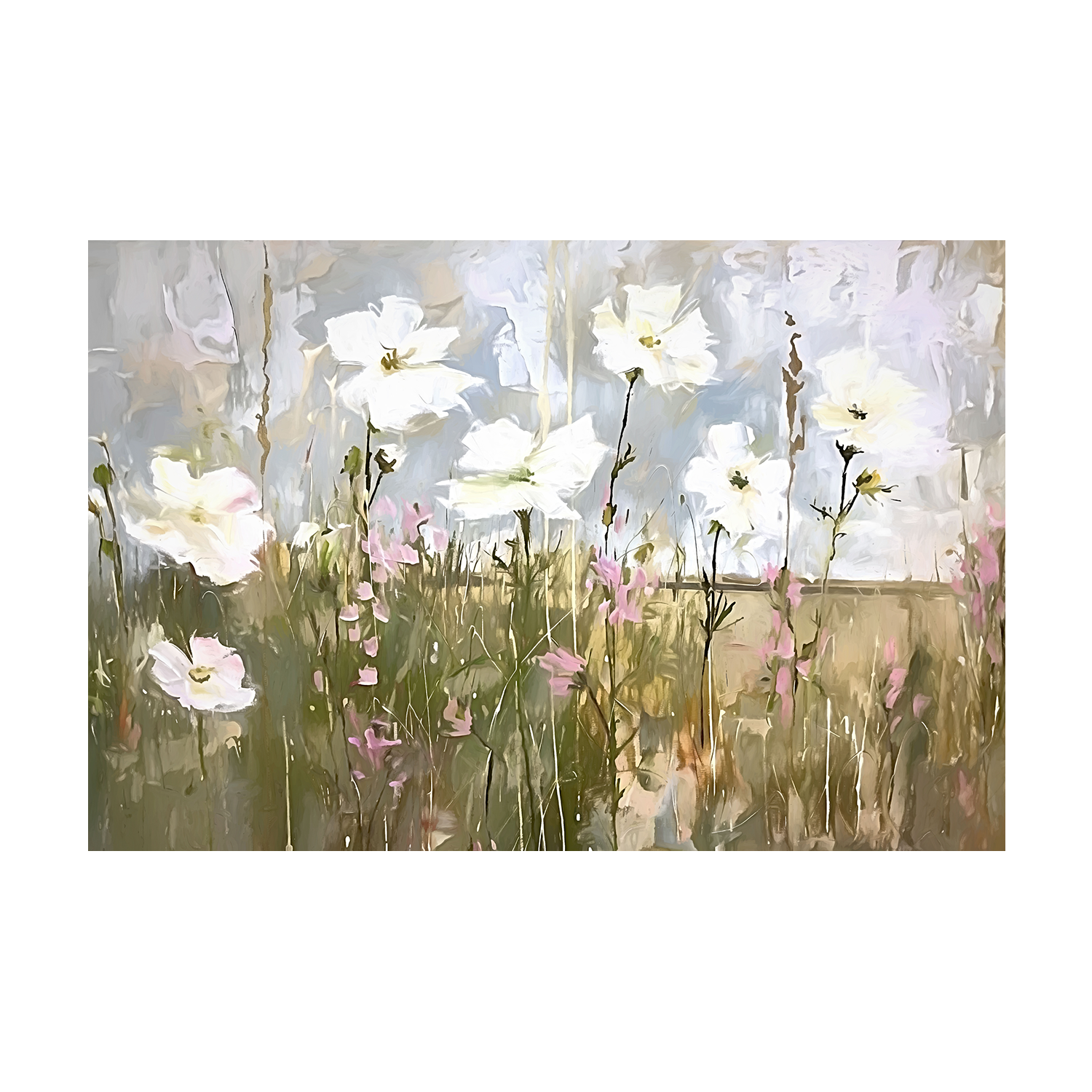 Seaside Wildflowers , Style C, By Accent Art Studio