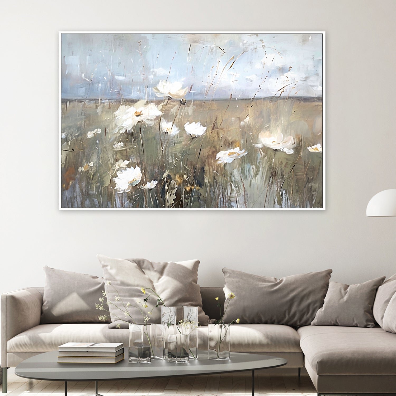 Seaside Wildflowers , Style D, By Accent Art Studio