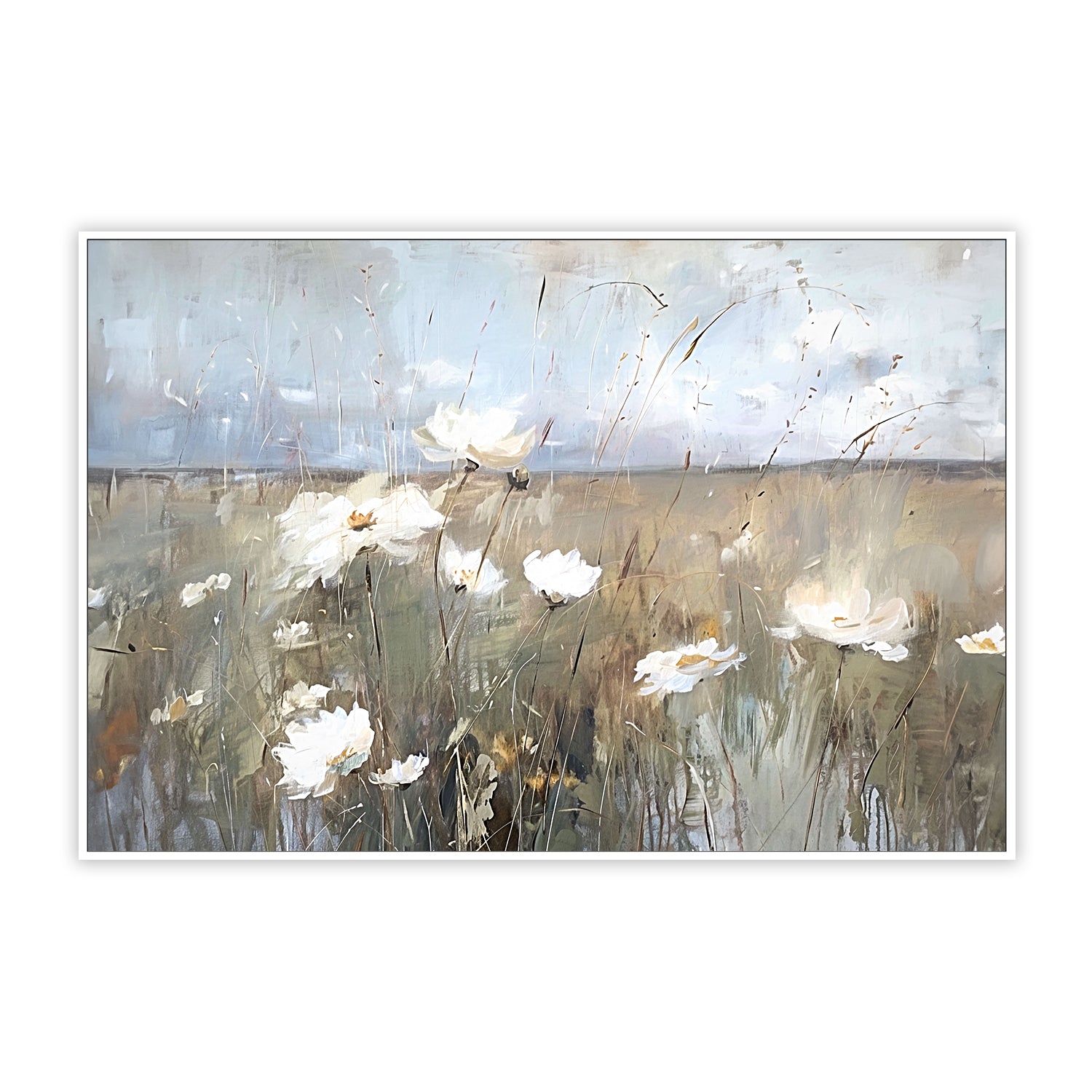 Seaside Wildflowers , Style D, By Accent Art Studio