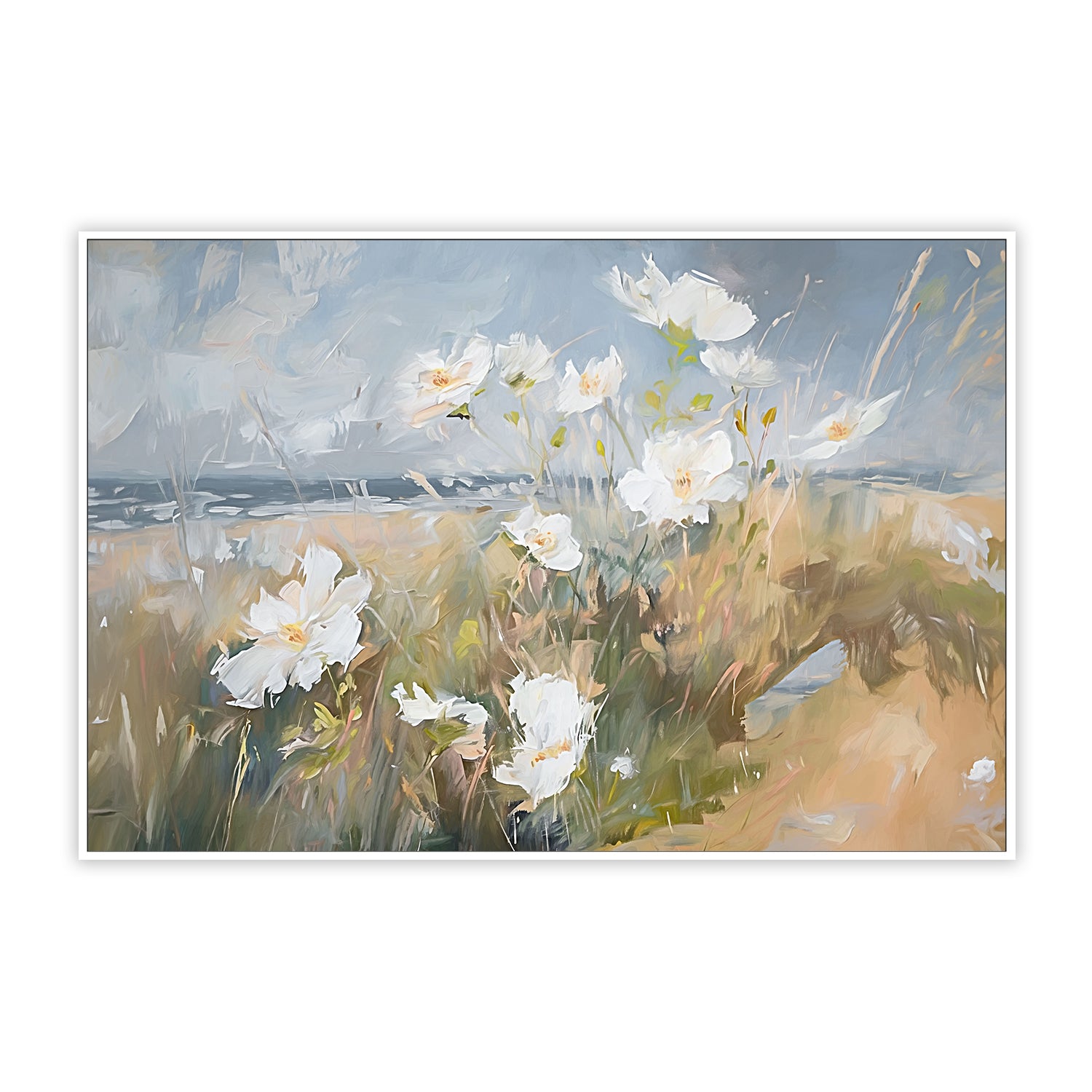 Seaside Wildflowers , Style E, By Accent Art Studio