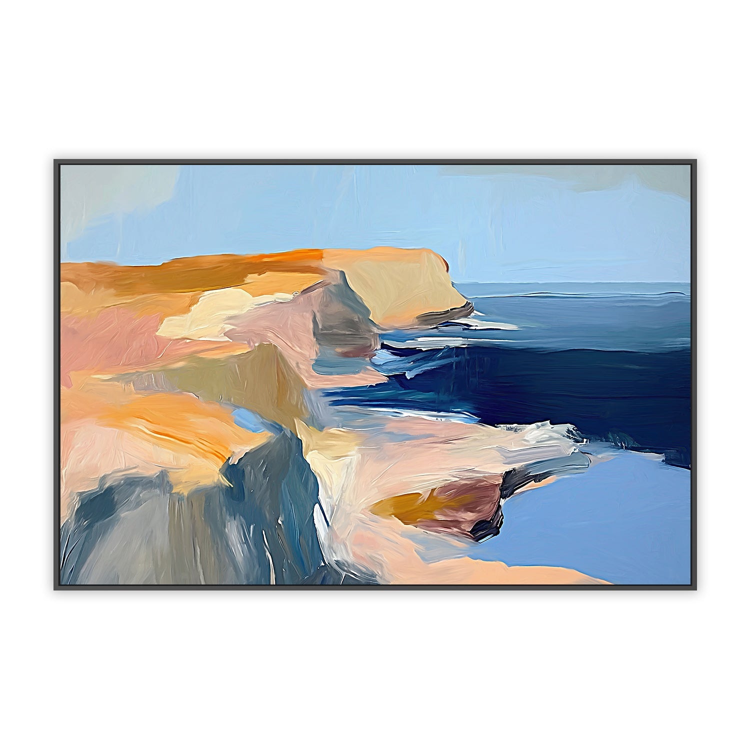 Rugged Coastline , Style A, By Accent Art Studio