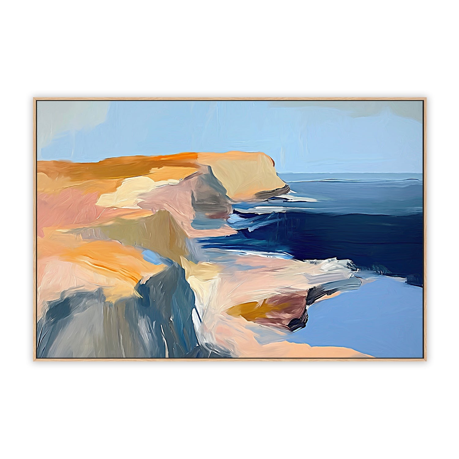 Rugged Coastline , Style A, By Accent Art Studio