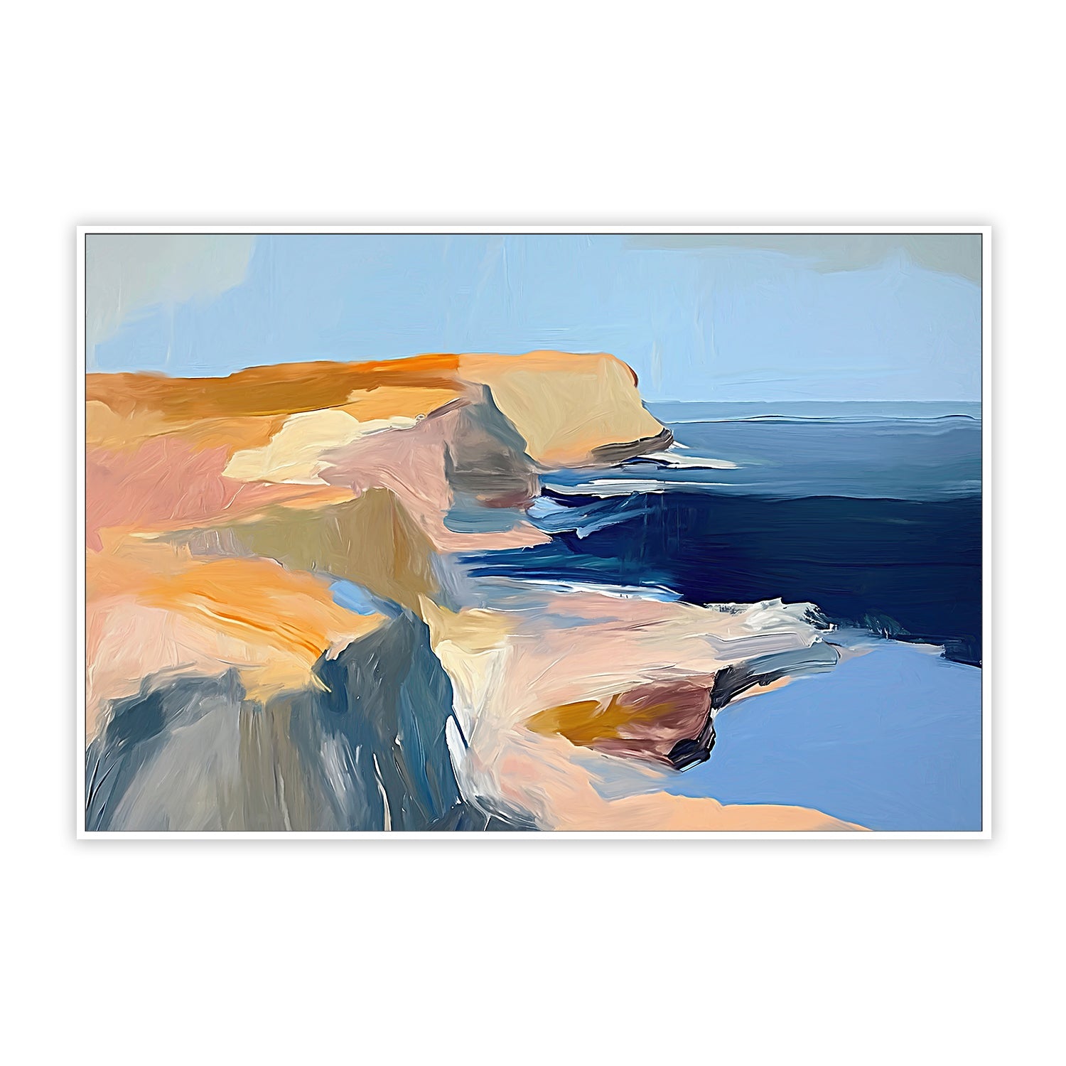 Rugged Coastline , Style A, By Accent Art Studio