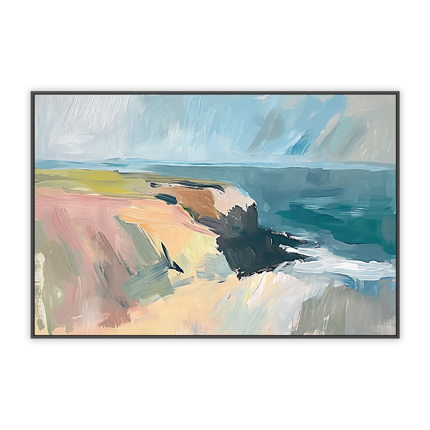 Rugged Coastline , Style B, By Accent Art Studio