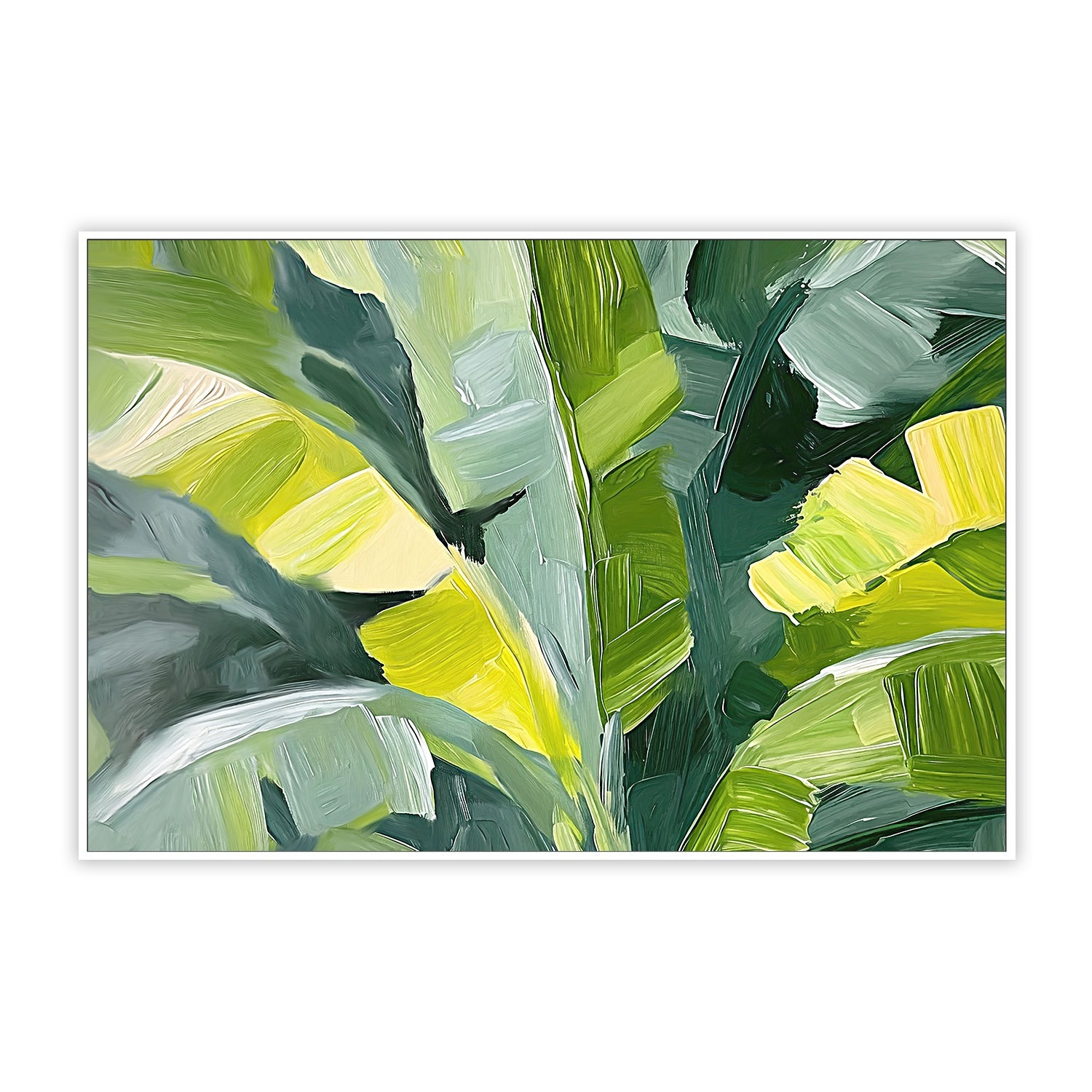 Tropical Leaves , Style C , By Accent Art Studio