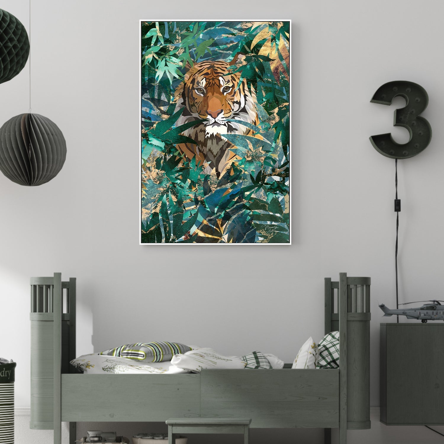 Jungle Tiger , By Sarah Manovski