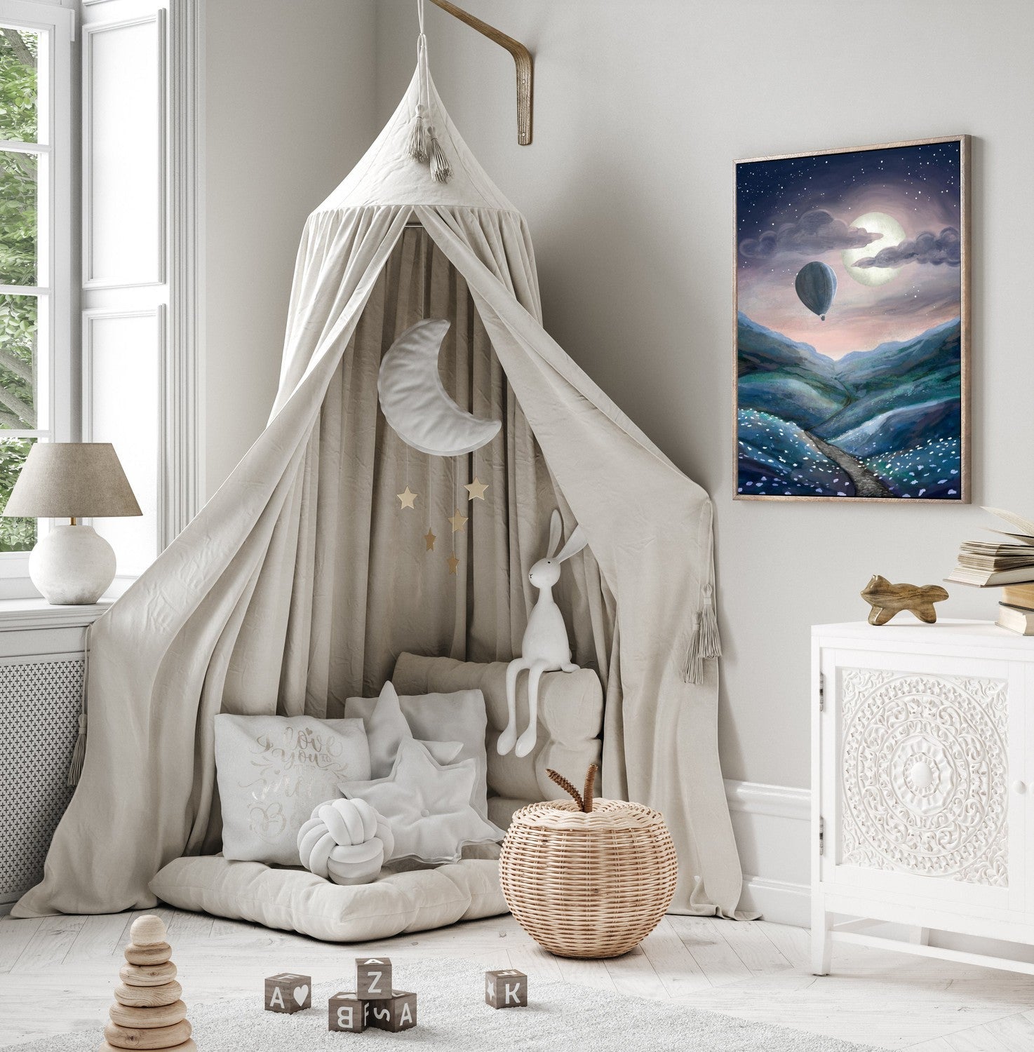 Moonlight landscape