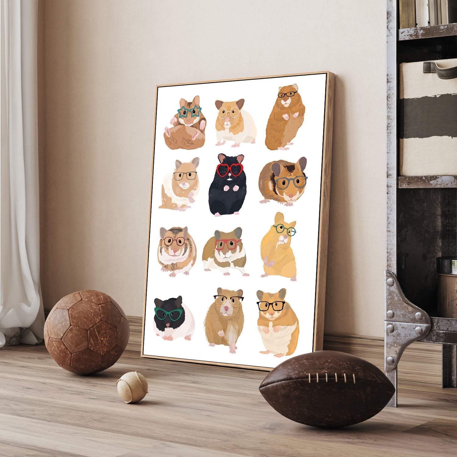 Hamsters In Glasses, By Hanna Melin
