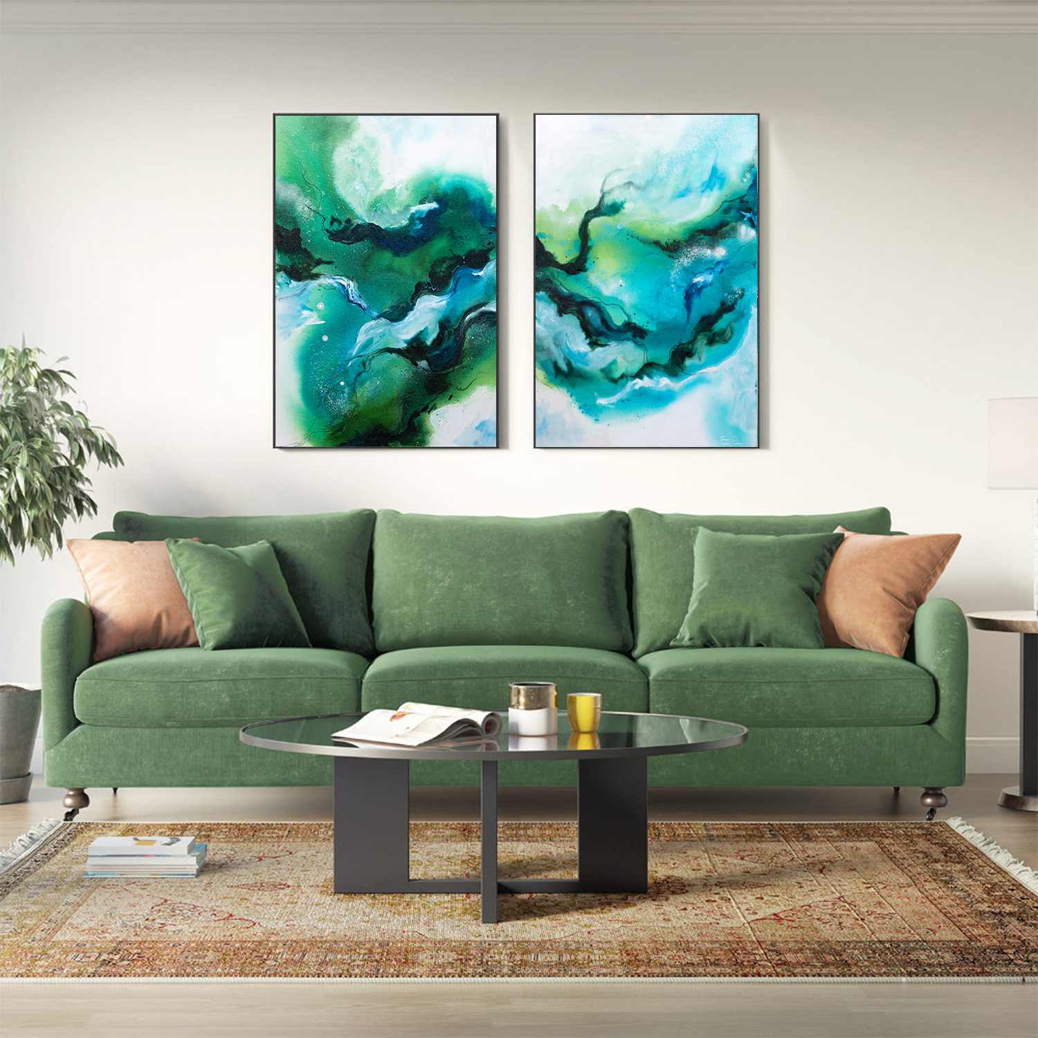 Beach House Musing, Style A & B, Set Of 2 , By Teagan Watts