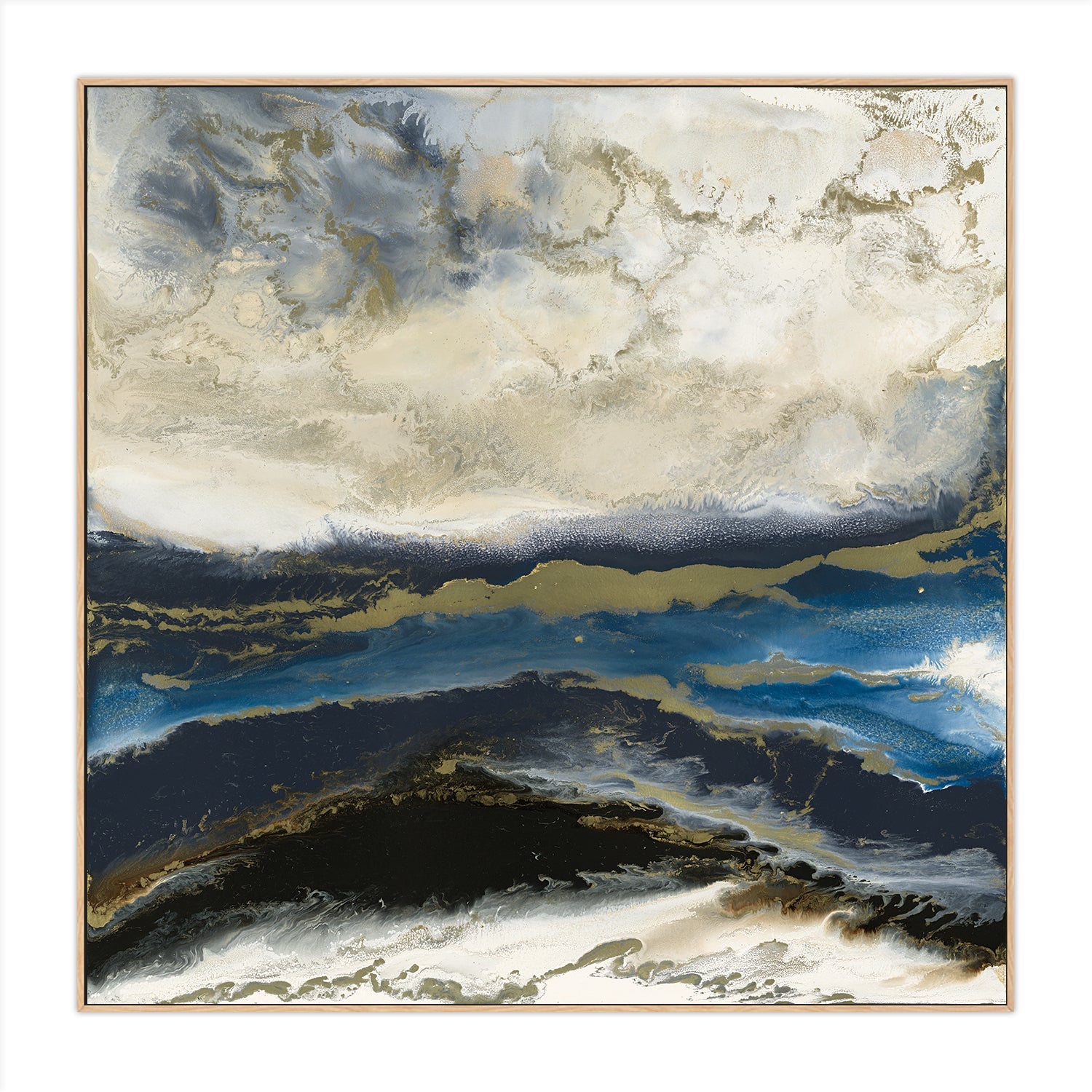 Blue And Gold Vibe , By Blakely Bering