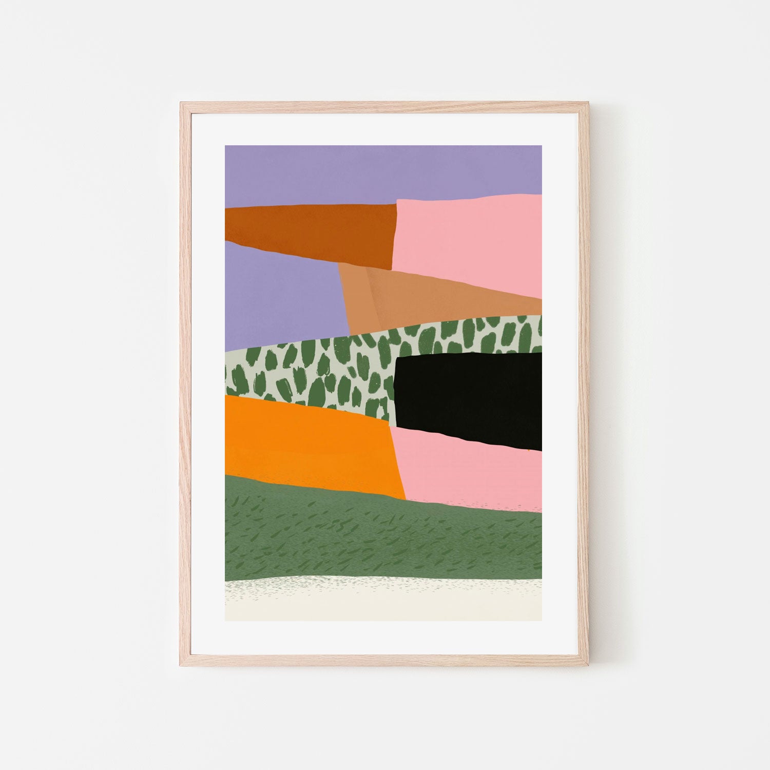 Collage abstract minimalism, Style B