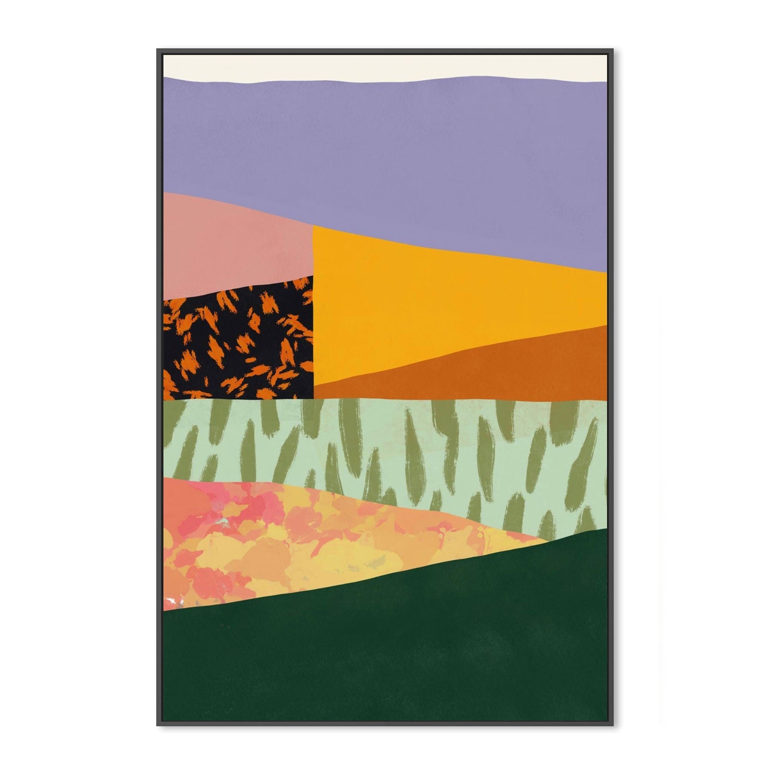 Collage abstract minimalism, Style A
