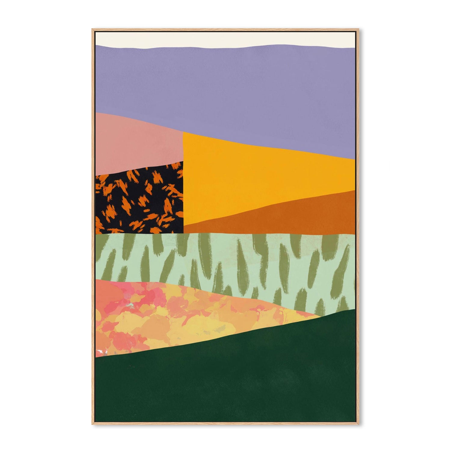Collage abstract minimalism, Style A