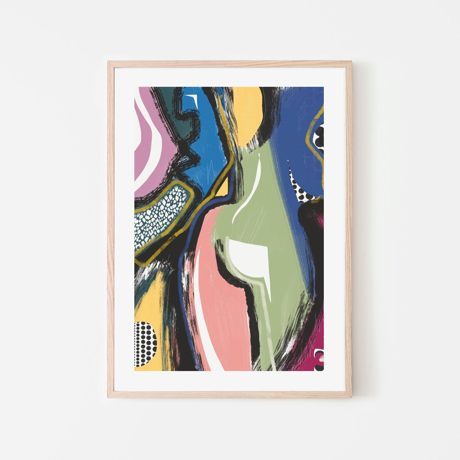 Colourful Abstract Silhouette